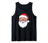 Occhiali da Sole retrò con Viso di Babbo Natale Canotta