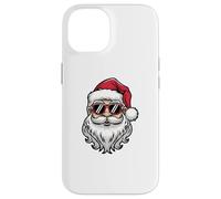 Occhiali da sole retrò con viso di Babbo Natale divertente per uomo e ragazzo Custodia per iPhone 14