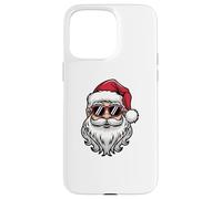 Occhiali da sole retrò con viso di Babbo Natale divertente per uomo e ragazzo Custodia per iPhone 15 Pro Max