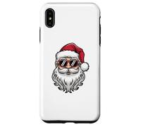 Occhiali da sole retrò con viso di Babbo Natale divertente per uomo e ragazzo Custodia per iPhone XS Max