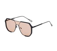 Occhiali da Sole retrò Monopezzo a Doppio Raggio Occhiali da Sole da Donna con Montatura Grande Occhiali da Sole per Uomo Punk Moda Outdoor UV400, SUN1330