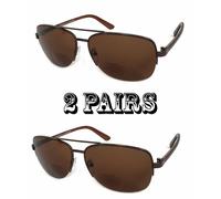 Occhiali Da Sole Retro Per Uomini Con Lenti Bifocali Tinte E Protezione UV RE70