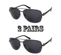 Occhiali Da Sole Retro Per Uomini Con Lenti Bifocali Tinte - RE70