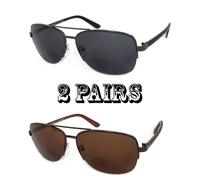 Occhiali Da Sole Retro Per Uomini Con Lenti Bifocali Tinte - RE70