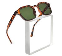 Occhiali da sole retrò quadrati Uomini Donne Trendy Vintage Rettangolare Nero Shades Occhiali da vista Classic Tinted Lens 90s Glasses