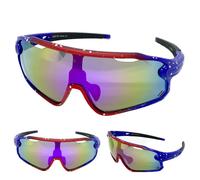 Occhiali Da Sole Retro Sportivi A Rete Di Grandi Dimensioni Per Ciclismo E Corsa