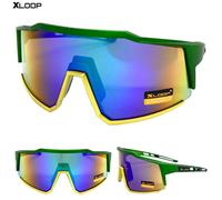 Occhiali Da Sole Retro Sportivi A Rete Oversize Con Montatura Grande C5