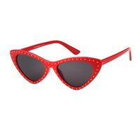 Occhiali da Sole Rosso Retro Donne Telaio Vintage Marcia Signore Divertenti Ombre Funny Foryor Footes Uv400, C2, Talla Única