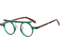 Occhiali da sole rotondi punk 2025 per le donne uomini moda grigio chiaro oceano lente occhiali da sole femminile multicolore di lusso rivetti occhiali