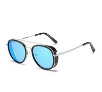 Occhiali da sole rotondi punk in metallo per uomini e donne occhiali da sole all'aperto ombra spiaggia vacanza (colore: A, taglia: media) 2026