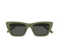 SAINT LAURENT Donna SAINT LAURENT SL 276 MICA 057 Occhiali da sole Acetato Verde Grigio Cat Eye