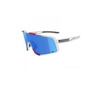 Salice Salice 022 Ita Occhiali Da Sole Unisex Bianco Mascherina Blu