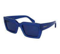 Ferragamo Donna SF1108S 423 Occhiali da sole Acetato Blu Blu Squadrata Normale Normale
