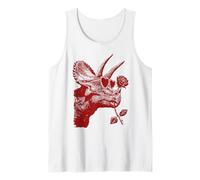 Occhiali da Sole San Valentino Triceratops in Heart Romantic Dinosaur Canotta