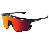 Occhiali da sole scicon aeroshade kunken black gloss multimirror red