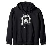 Occhiali da Sole Scimmia Cool Grunge Style Hipster Felpa con Cappuccio