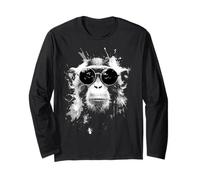 Occhiali da Sole Scimmia Cool Grunge Style Hipster Maglia a Manica