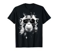 Occhiali da Sole Scimmia Cool Grunge Style Hipster Maglietta
