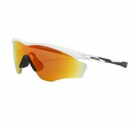 Oakley Unisex OO9343 M2 FRAME XL 934305 Occhiali da sole O_Matter Bianco Arancione Maschera Normale Prizm Iridium