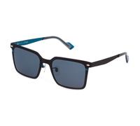 Occhiali da Sole Sting SST523 0SB3 NERO SEMILUCIDO PARTI COLORATE 54/20/145 Uomo