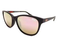 Occhiali Da Sole Superdry Lizzie Nero Opaco Con Lenti Rosa Specchiate Donna 191