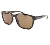 Superdry SDS 5003 Occhiali da Sole Nero Lucido Oro Con Marrone Scuro Lenti 104a