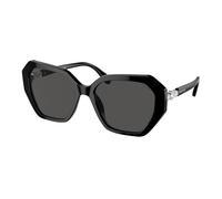 Swarovski Donna SK6017 100187 Occhiali da sole Acetato Nero Grigio Geometrica Normale