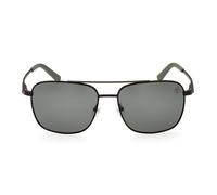 Timberland Uomo TB9303 02R Occhiali da sole Metallo Nero Verde Squadrata Polarizzata