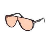 TOM FORD Uomo TOM FORD FT1182 ACHILLES 05E Occhiali da sole Iniettato Nero Arancione Maschera Fotocromatiche