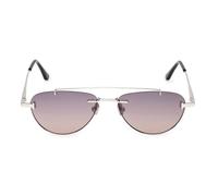 Tom Ford Astor 02 FT1356 16B, Argento, Metal, Unisex occhiali da sole 55