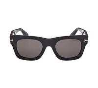 TOM FORD Donna TOM FORD FT1314 EMMA-02 01A Occhiali da sole Acetato Nero Fumo Squadrata Normale
