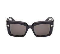 Tom Ford Leila 02 FT1318 01A, Nero, Plastic, Donne occhiali da sole 52