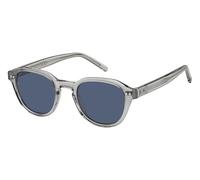 Tommy Hilfiger Uomo TH 1970/S KB7/KU Occhiali da sole Bio-acetato Grigio Blu Rotonda