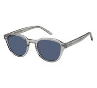 Tommy Hilfiger Uomo TH 1970/S KB7/KU Occhiali da sole Bio-acetato Grigio Blu Rotonda