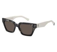 Tommy Hilfiger Donna TH 2101/S TCB/70 Occhiali da sole Acetato Havana Marrone Geometrica