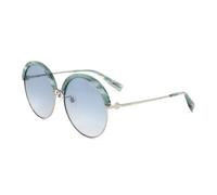 Occhiali da Sole Trussardi STR218F Greeen blue white havana 61/17/150 Donna