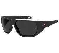 Under Armour UAATTACK2 SZE/6C Polarized, Polarizzato, Nero, Plastic, Uomini occhiali da sole 63