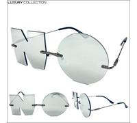 Occhiali Da Sole Unici Per Festa Raver Club DJ INSANE Con Lenti Cromate