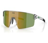 Occhiali da sole unisex bliz p004 m bianco trasparente verde