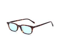 Occhiali da sole unisex retrò con montatura ovale piccola in acetato, design retrò alla moda, cerniere in metallo, col. c5