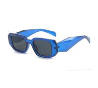 Occhiali Da Sole Uomo Con Montatura Piccola E Quadrata, Donna For La All'aperto(Blue)