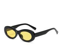 Occhiali Da Sole Uomo Con Montatura Piccola, For Esterni, For Le Vacanze, Sportivi, Donna, For La(Yellow)