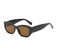 Occhiali Da Sole Uomo Con Montatura Piccola For Le Vacanze E Donna For Chi Va Al Lavoro O Alla(Brown)