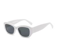 Occhiali Da Sole Uomo Con Montatura Piccola For Le Vacanze E Donna For Chi Va Al Lavoro O Alla(White)