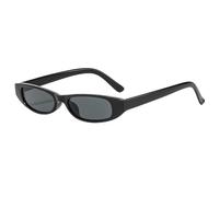 Occhiali Da Sole Uomo E Donna Con Montatura Piccola, Alla For La Di Pendolari All'aperto 6511(Black)
