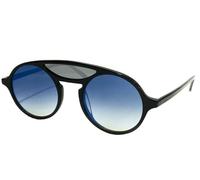 Occhiali da sole uomo e donna firmati rotondi lenti sfumate blu azzurre vintage