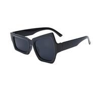 Occhiali da sole uomo occhiali da sole occhiali da sole moda occhiali da sole resistenti ai raggi UV donna spiaggia prendere il sole nuoto ciclismo all'aperto, Cornice nera con pellicola grigia, Refer