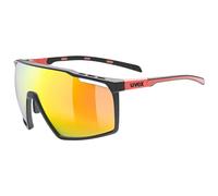 Occhiali da sole Uvex mtn perform, nero/rosso Onesize Black/Red