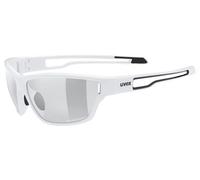 Uvex sportstyle 806 V, occhiali outdoor unisex, fotocromatico, privo di appannamenti, white/smoke, one size
