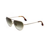 Victoria Beckham VB221S 723 Gold-Honey Sunglasses Woman Metallo, Tea Cup, 60
